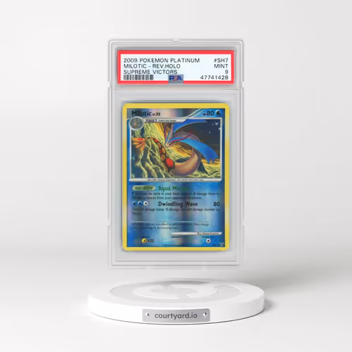 2009 Pokémon Platinum Supreme Victors #SH7 Milotic - Reverse Foil (PSA 9 MINT)