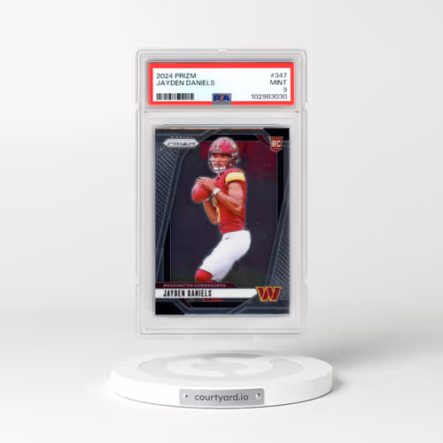 2024 Panini Prizm #347 Jayden Daniels (PSA 9 MINT)