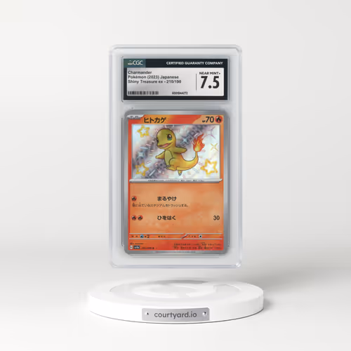 2023 Shiny Treasure ex #210/190 Charmander (CGC 7.5 NM+)