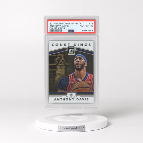 2017 Panini Donruss Optic Court Kings #22 Anthony Davis (PSA AUTHENTIC)