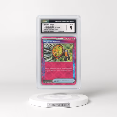 2024 Surging Sparks - SSP EN #182/191 Megaton Blower - ACE SPEC Rare Holo (CGC 9 MINT)
