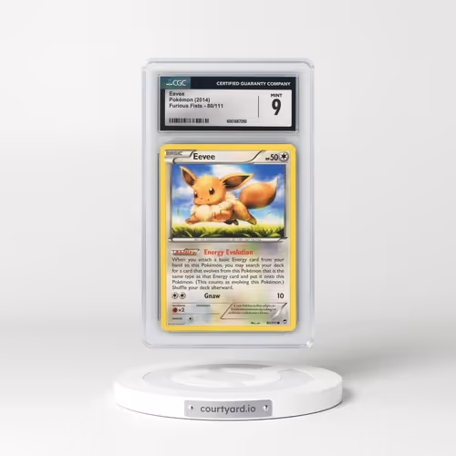 2014 Furious Fists #80/111 Eevee (CGC 9 MINT)