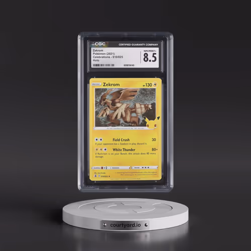 2021 Celebrations #010/025 Zekrom - Holo (CGC 8.5 NM-MT+)