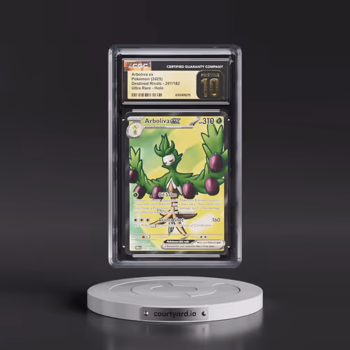 2025 Pokémon Dri EN-Destined Rivals #207 Arboliva EX - Holo Ultra Rare (CGC 10 PRISTINE)