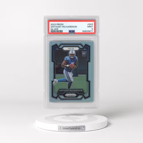 2023 Panini Prizm #343 Anthony Richardson - Silver Prizm (PSA 9 MINT)