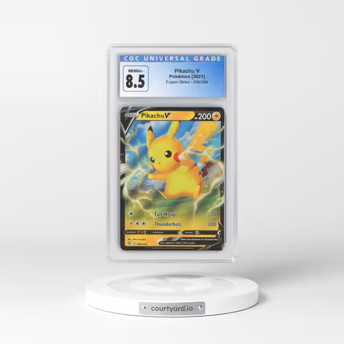 2019 Fusion Strike #086/264 Pikachu V - Holo (CGC 8.5 NM-MT+)