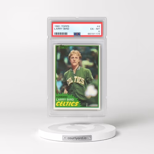 1981 Topps #4 Larry Bird (PSA 6 EX-MT)