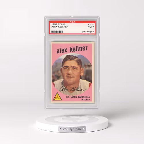 1959 Topps #101 Alex Kellner (PSA 7 NM)