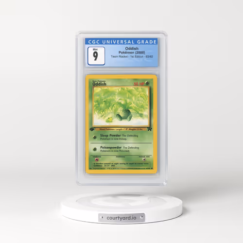 2000 Team Rocket #63/82 Oddish - 1st Edition 1st Edition (CGC 9 MINT)