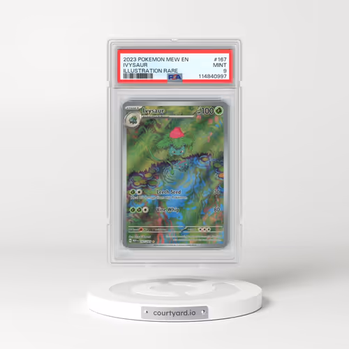 2023 Pokémon Mew EN-151 #167 Ivysaur - Illustration Rare (PSA 9 MINT)