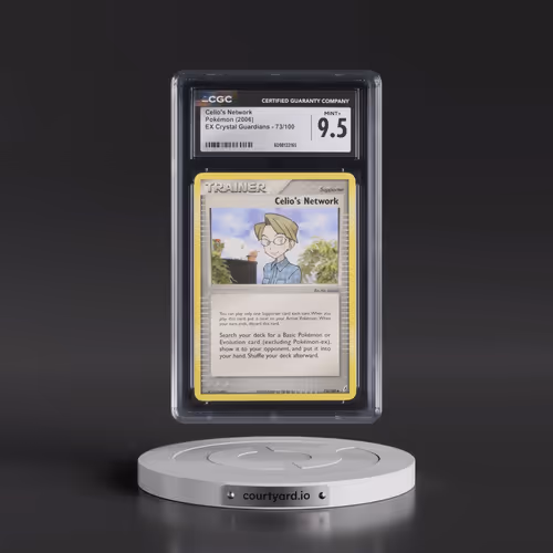 2006 EX Crystal Guardians #73/100 Celio's Network (CGC 9.5 MINT+)