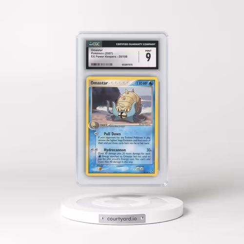 2007 EX Power Keepers #20/108 Omastar (CGC 9 MINT)