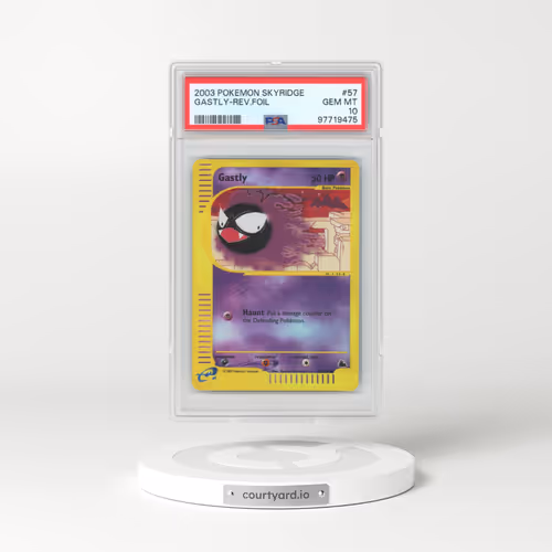 2003 Pokémon Skyridge #57 Gastly - Reverse Foil (PSA 10 GEM MINT)