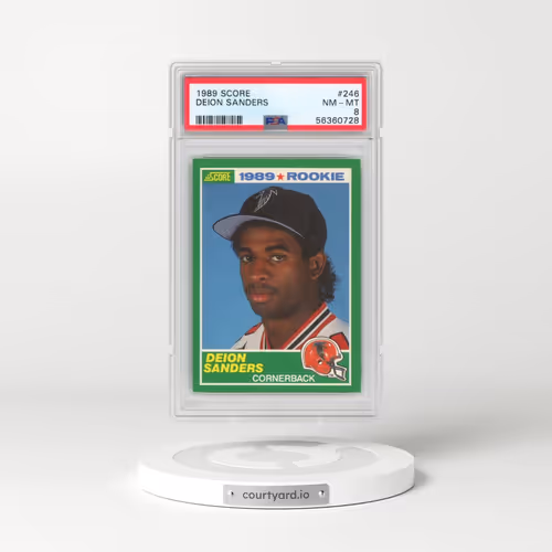 1989 Score #246 Deion Sanders (PSA 8 NM-MT)