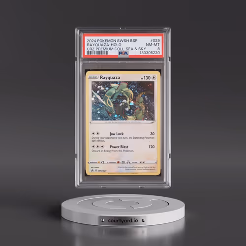 2024 Pokémon Swsh Black Star Promo #029 Rayquaza - Holo Crown Zenith Premium Collection Sea & Sky (P