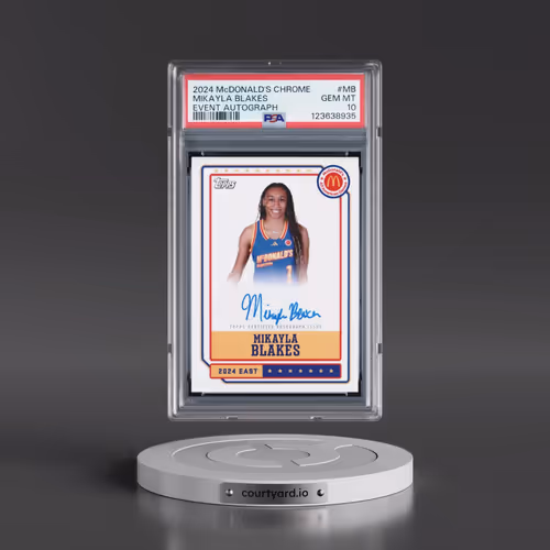 2024 Topps Chrome McDonald's All American Event Autographs #MB Mikayla Blakes (PSA 10 GEM MINT)