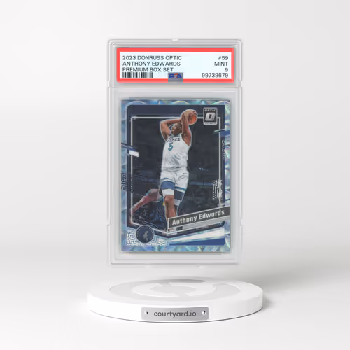 2023 Panini Donruss Optic #59 Anthony Edwards - Premium Box Set (PSA 9 MINT)
