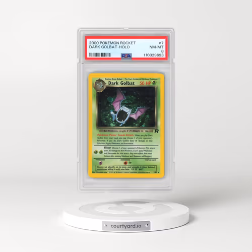 2000 Pokémon Rocket #7 Dark Golbat - Holo (PSA 8 NM-MT)