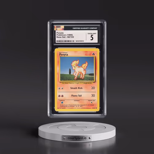 1999 Base Set #60/102 Ponyta (CGC 5 EX)