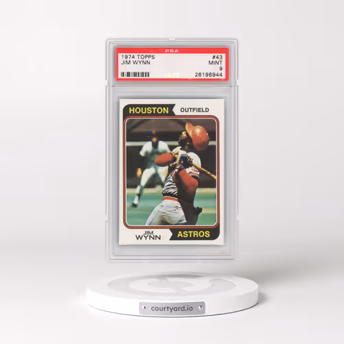 1974 Topps #43 Jim Wynn (PSA 9 MINT)