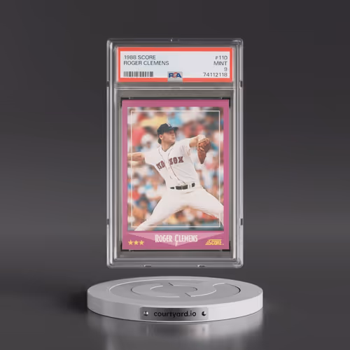 1988 Score #110 Roger Clemens (PSA 9 MINT)
