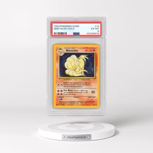 1999 Pokémon Game #12 Ninetales - Holo (PSA 6 EX-MT)