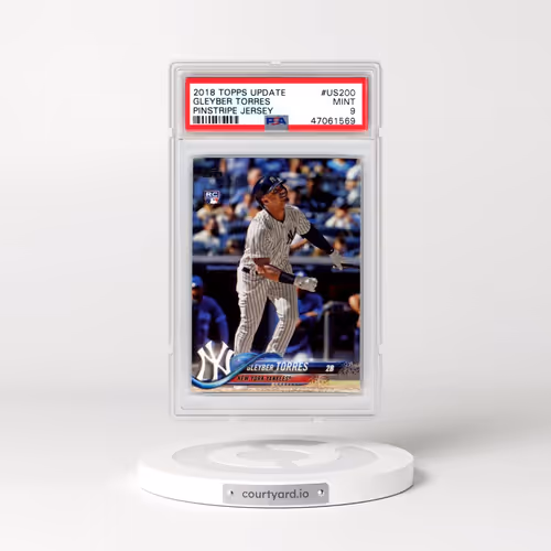 2018 Topps Update #US200 Gleyber Torres - Pinstripe Jersey (PSA 9 MINT)