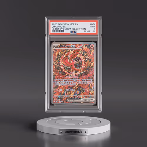 2025 Pokémon Mep EN-Me Black Star Promo #024 Oricorio EX - Holo Mega Charizard X EX Ultra-Premium Co