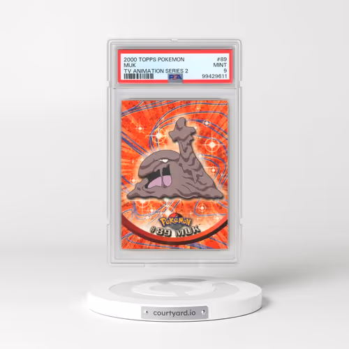 2000 Topps Pokémon TV Animation Series 2 #89 Muk (PSA 9 MINT)
