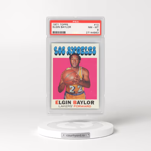 1971 Topps #10 Elgin Baylor (PSA 8 NM-MT)