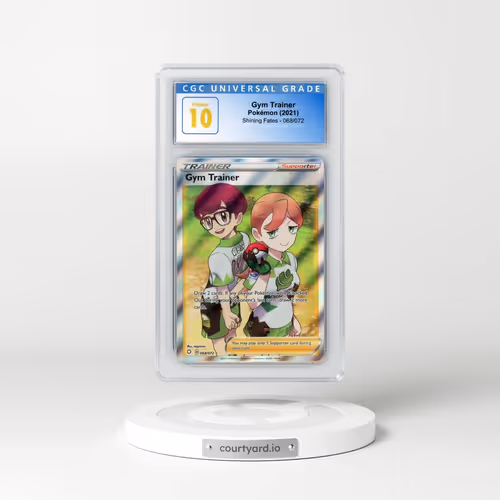 2021 Shining Fates #068/072 Gym Trainer (CGC 10 PRISTINE)
