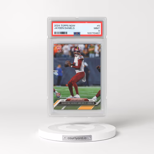 2024 Topps Now #5 Jayden Daniels (PSA 9 MINT)