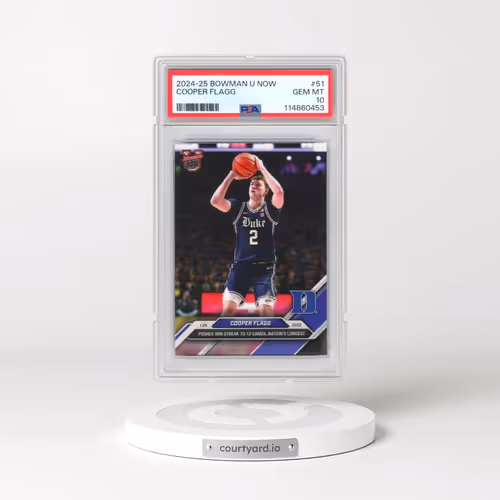 2024-25 Bowman U Now #51 Cooper Flagg (PSA 10 GEM MINT)