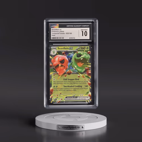 2023 Temporal Forces - TEF EN #022/162 Scovillain ex - Holo (CGC 10 GEM MINT)