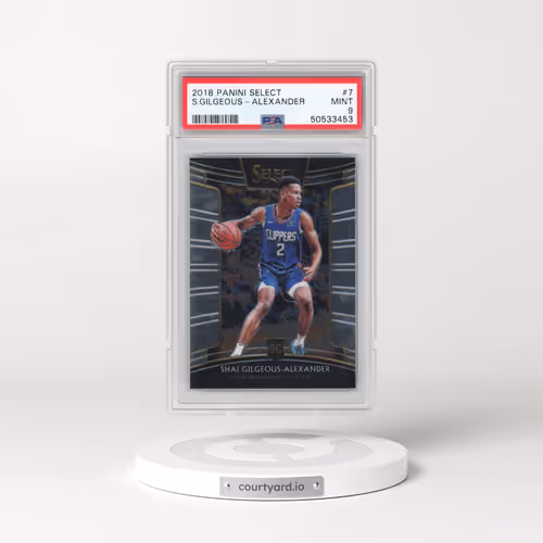 2018 Panini Select #7 Shai Gilgeous-Alexander (PSA 9 MINT)