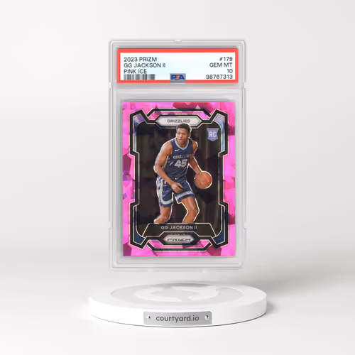 2023 Panini Prizm #179 GG Jackson II - Pink Ice (PSA 10 GEM MINT)