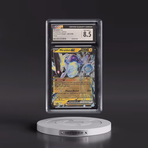 2023 Scarlet & Violet #081/198 Miraidon ex - Holo (CGC 8.5 NM-MT+)