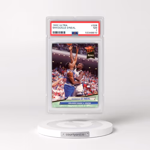 1992 Ultra #328 Shaquille O'Neal (PSA 7 NM)