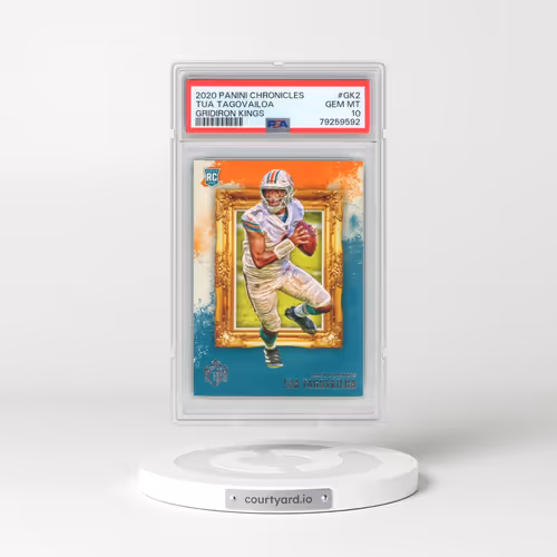 2020 Panini Chronicles Gridiron Kings #GK2 Tua Tagovailoa (PSA 10 GEM MINT)