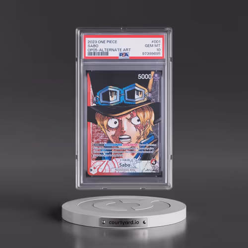 2023 One Piece OP05-Awakening of the New Era #001 Sabo - Alternate Art (PSA 10 GEM MINT)