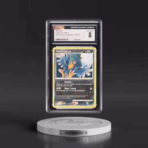 2007 Mysterious Treasures #90/123 Murkrow (CGC 8 NM-MT)