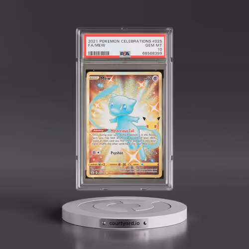 2021 Pokémon Celebrations #025 Mew - Full Art (PSA 10 GEM MINT)