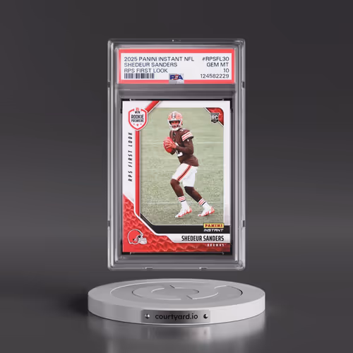 2025 Panini Instant NFL Rps First Look #RPSFL30 Shedeur Sanders (PSA 10 GEM MINT)