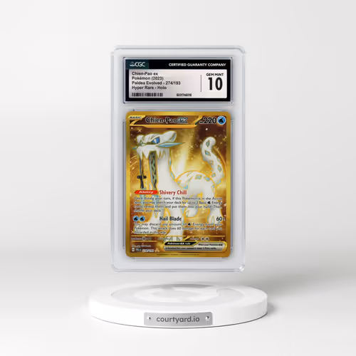 2023 Paldea Evolved - PAL EN #274/193 Chien-Pao ex - Hyper Rare (CGC 10 GEM MINT)