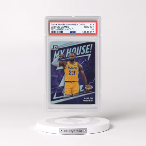 2019 Panini Donruss Optic My House! #13 LeBron James - Holo (PSA 10 GEM MINT)