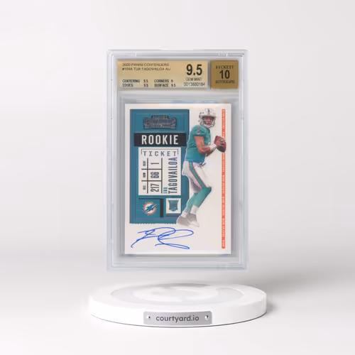 2020 Panini Contenders #103 Tua Tagovailoa - Autograph (BGS 9.5 GEM MINT)