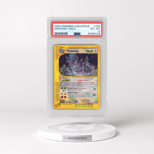 2003 Pokémon Aquapolis #150 Nidoking - Holo (PSA 6 EX-MT)