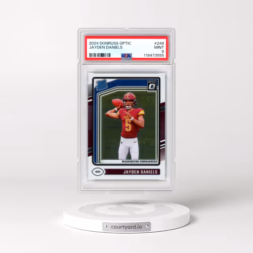 2024 Panini Donruss Optic #248 Jayden Daniels (PSA 9 MINT)