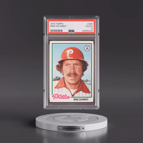 1978 Topps #360 Mike Schmidt (PSA 4 VG-EX)