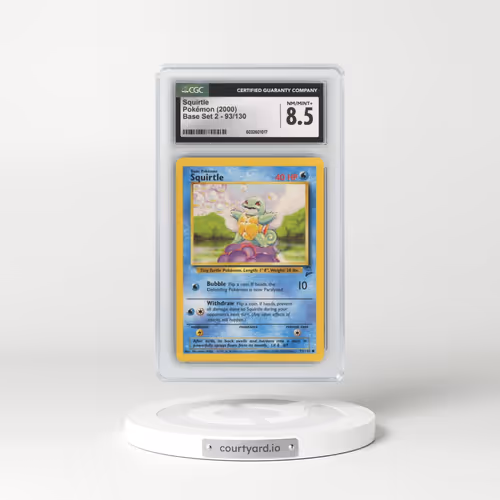 2000 Base Set 2 #93/130 Squirtle (CGC 8.5 NM-MT+)